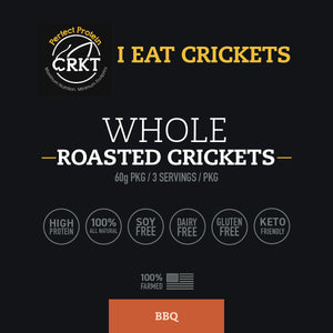 BBQ Roasted Crickets